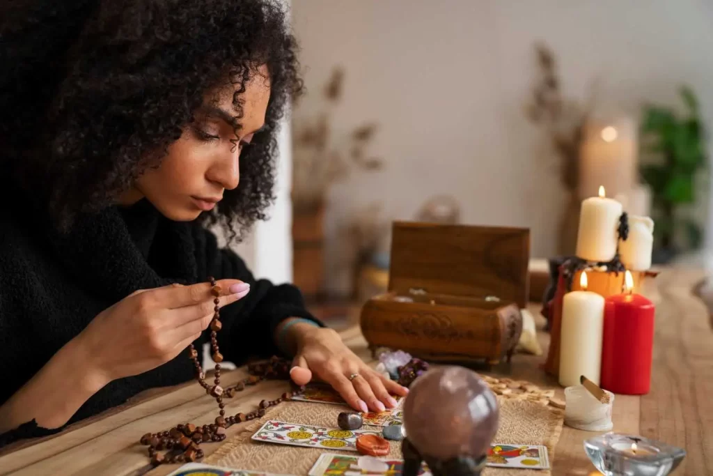 Fortune Teller providing palm reading and psychic services